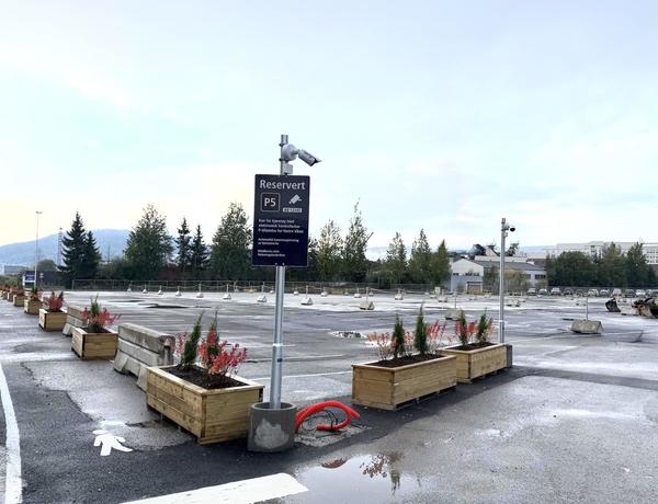 Tilrettelagt 880 p-plasser for sykehuset